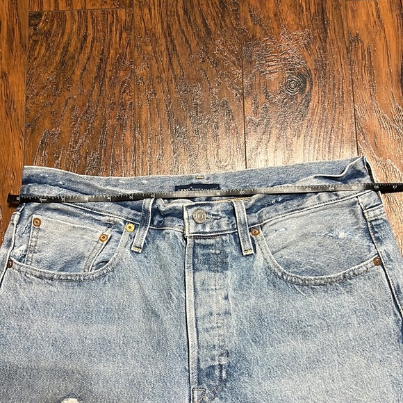 Levi’s Made and Crafted 501 Patchwork Selvedge Denim Jeans - Picture 6 of 9